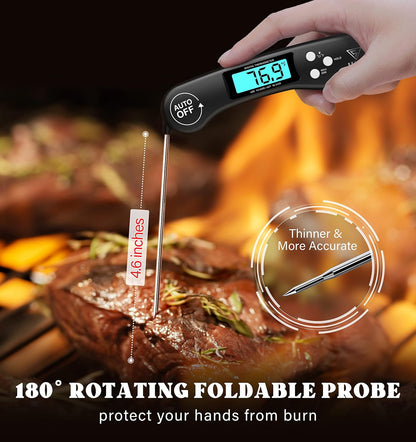 Get Perfectly Cooked Meals Every Time with Our Instant Read Digital Meat Thermometer! 🍖🔥