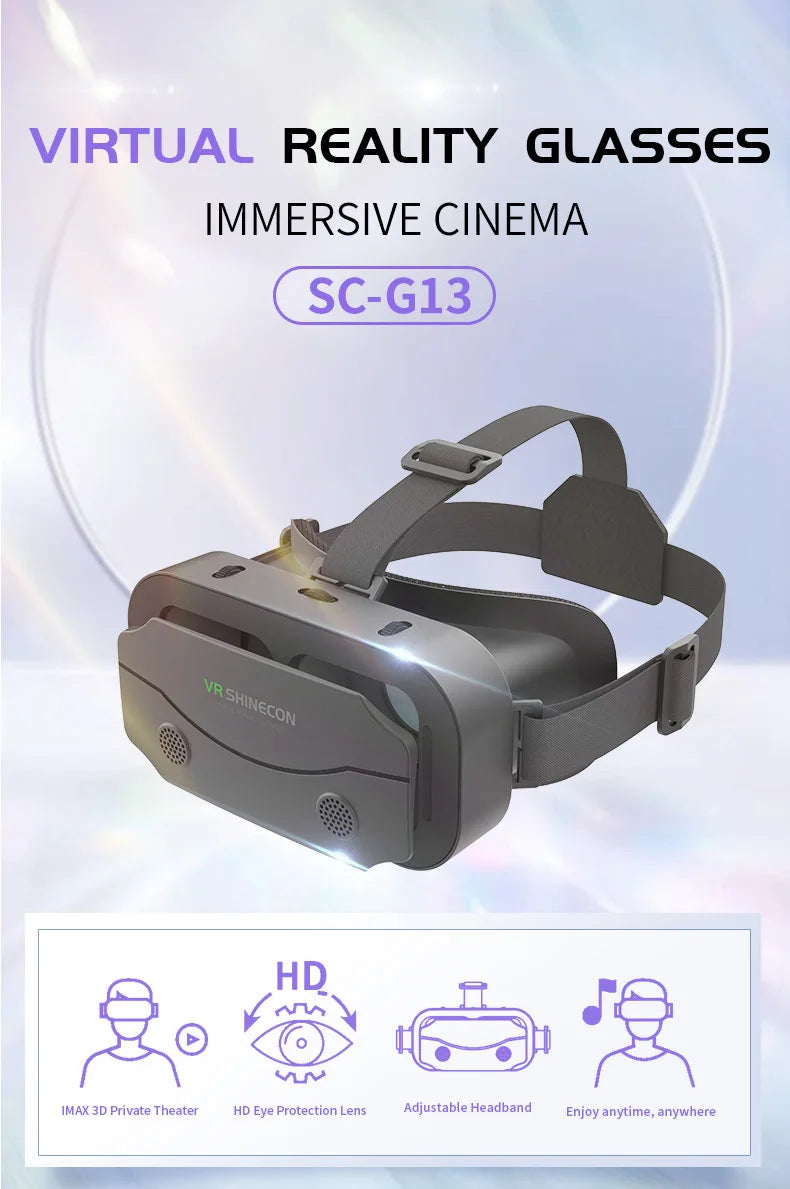 SHINECON 3D VR Headset for 5-7 Inch Smartphones