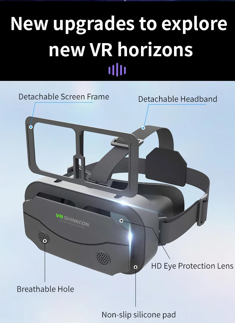 SHINECON 3D VR Headset for 5-7 Inch Smartphones