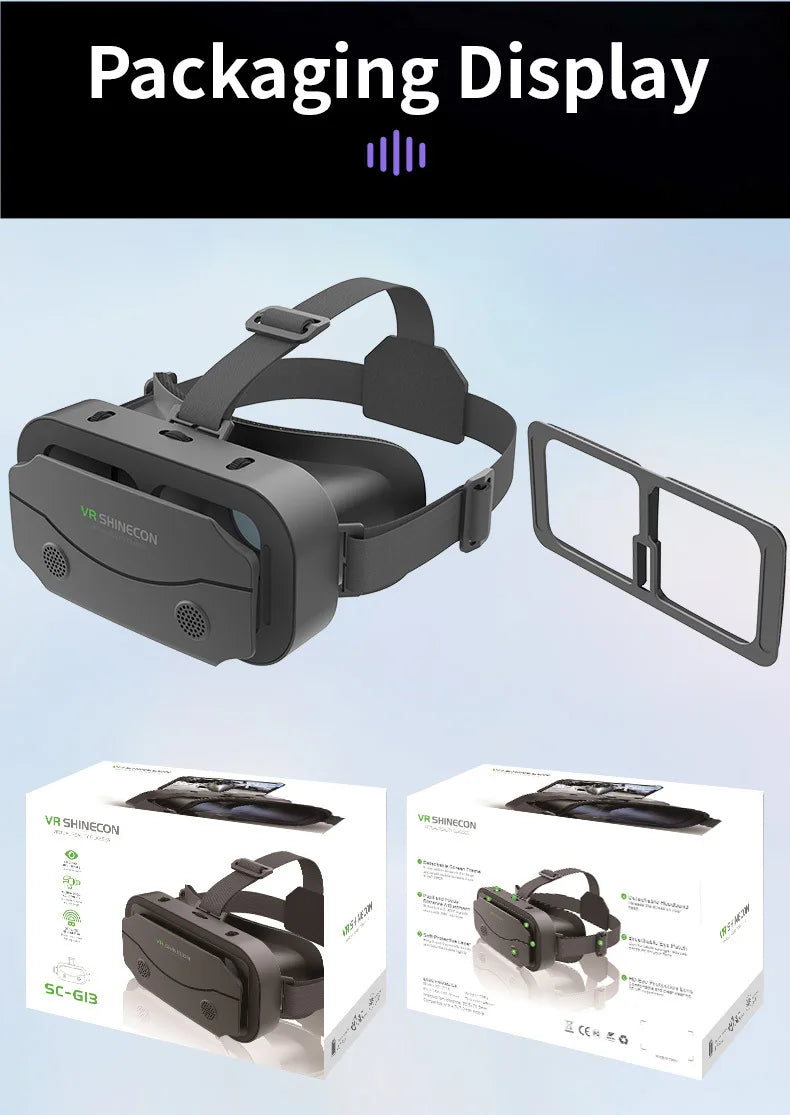 SHINECON 3D VR Headset for 5-7 Inch Smartphones
